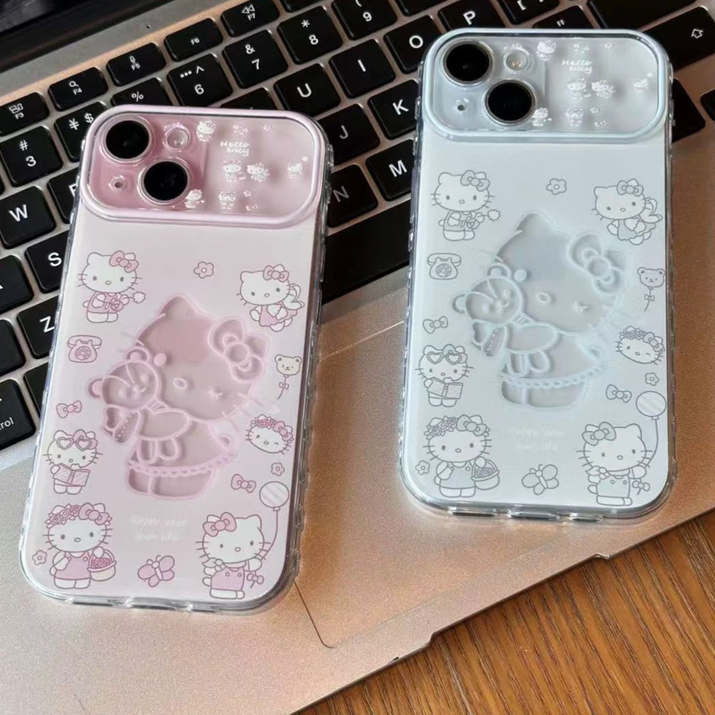 Cut-out Hello Kitty phone case