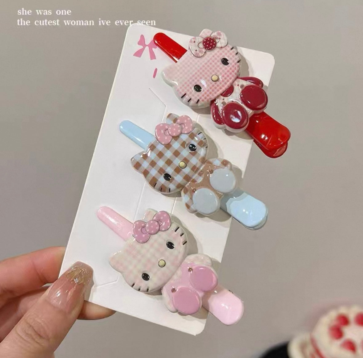 Hello Kitty Bangs Clip