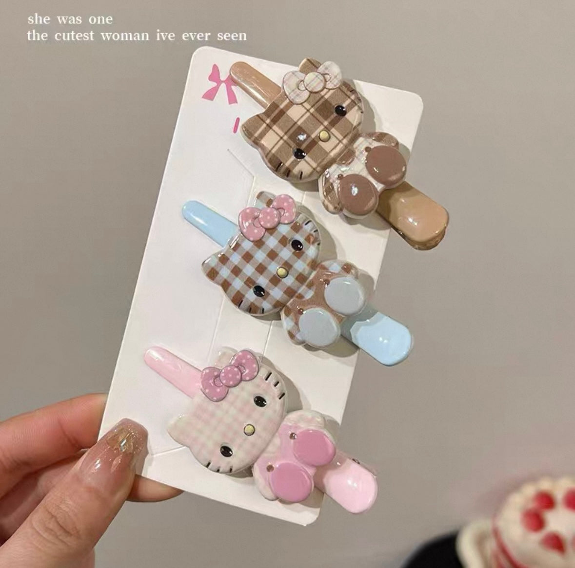 Hello Kitty Bangs Clip