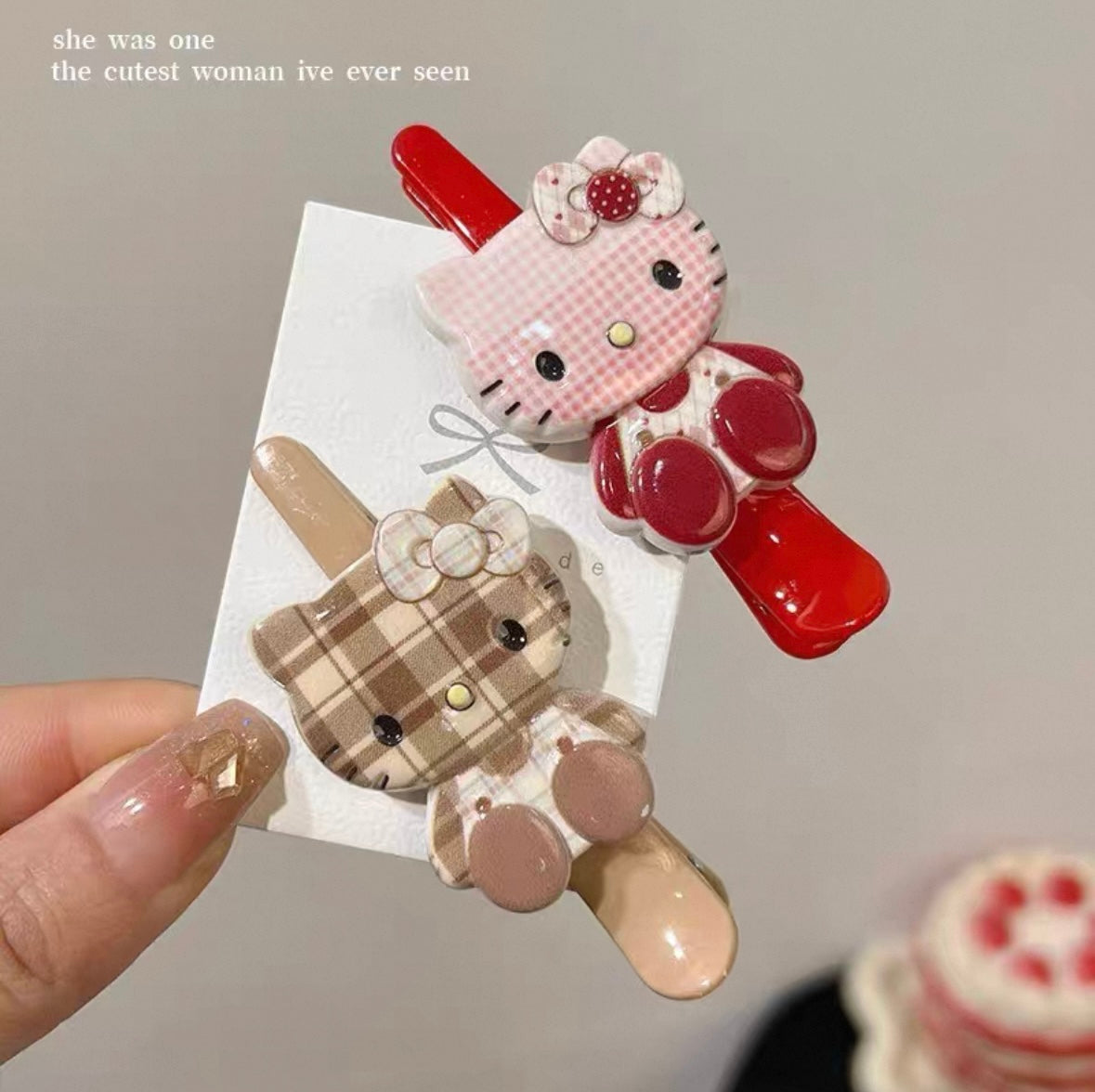 Hello Kitty Bangs Clip