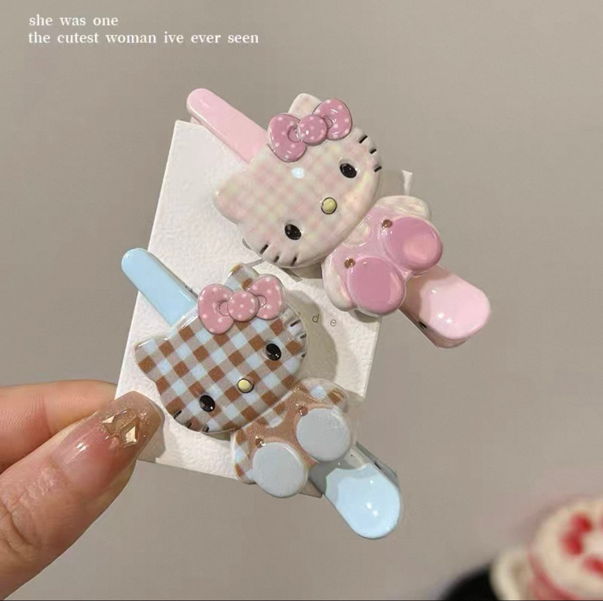 Hello Kitty Bangs Clip