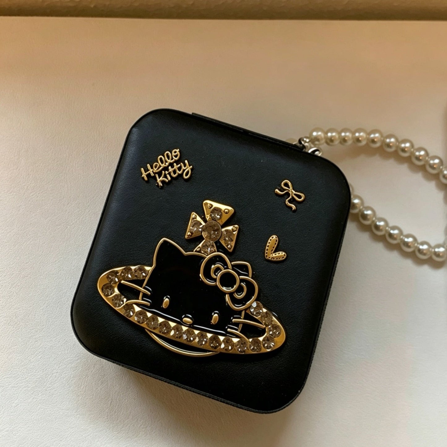 Leopard-print Hello Kitty jewelry box