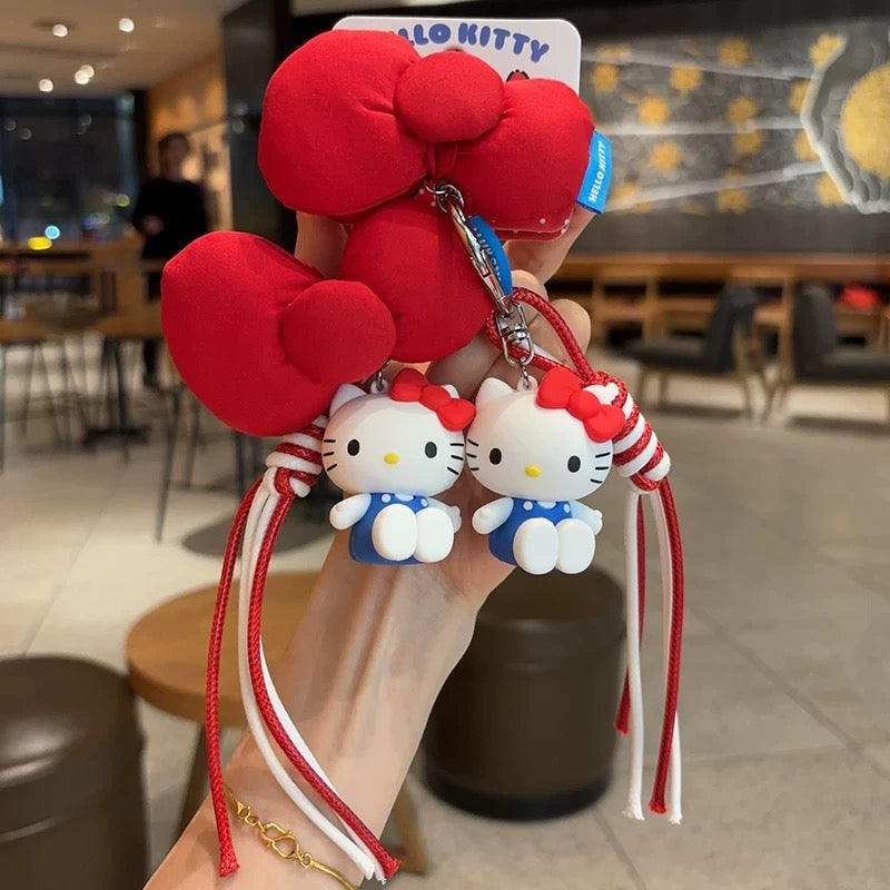 Hello Kitty keychain charm