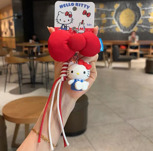 Hello Kitty keychain charm