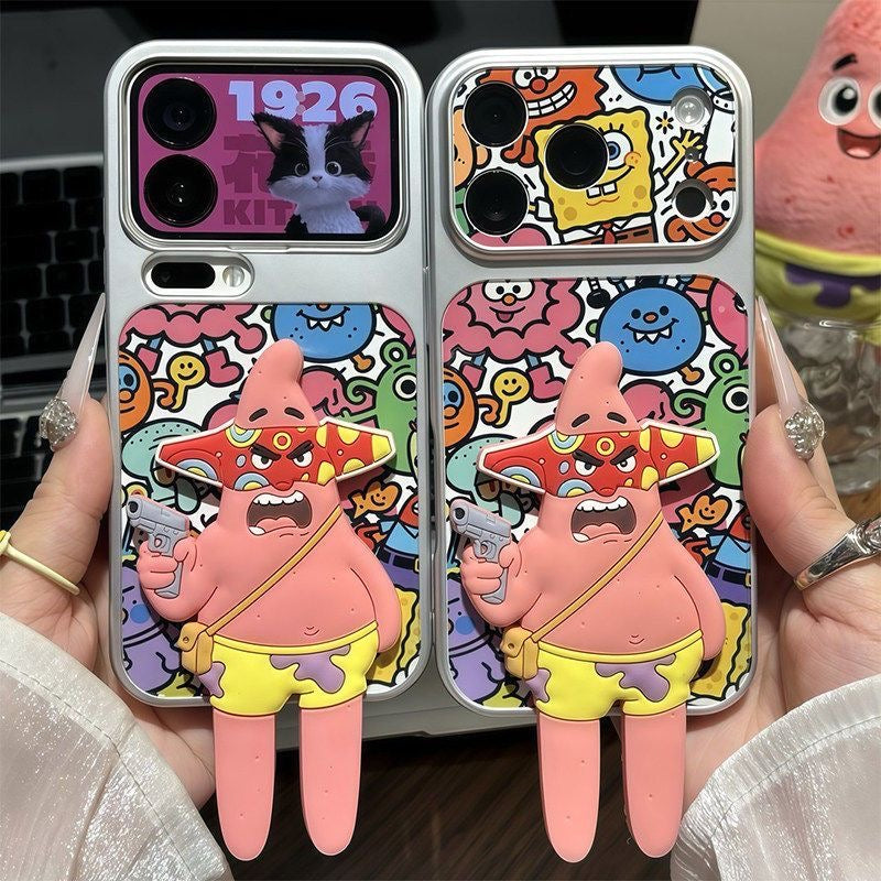 Patrick Star Phone Case with Kickstand