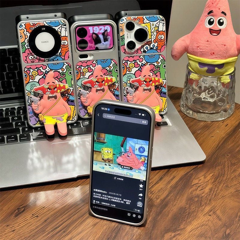 Patrick Star Phone Case with Kickstand