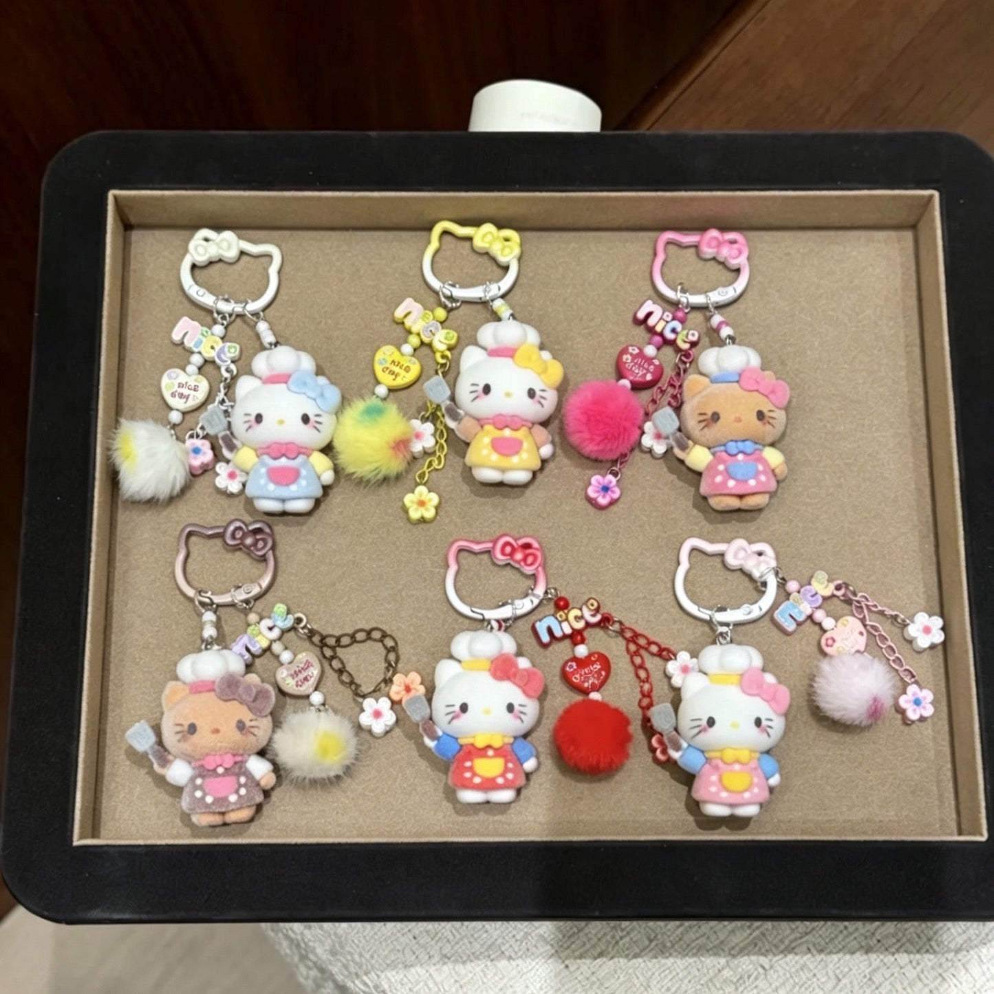 Cute Hello Kitty Pendant Keychain