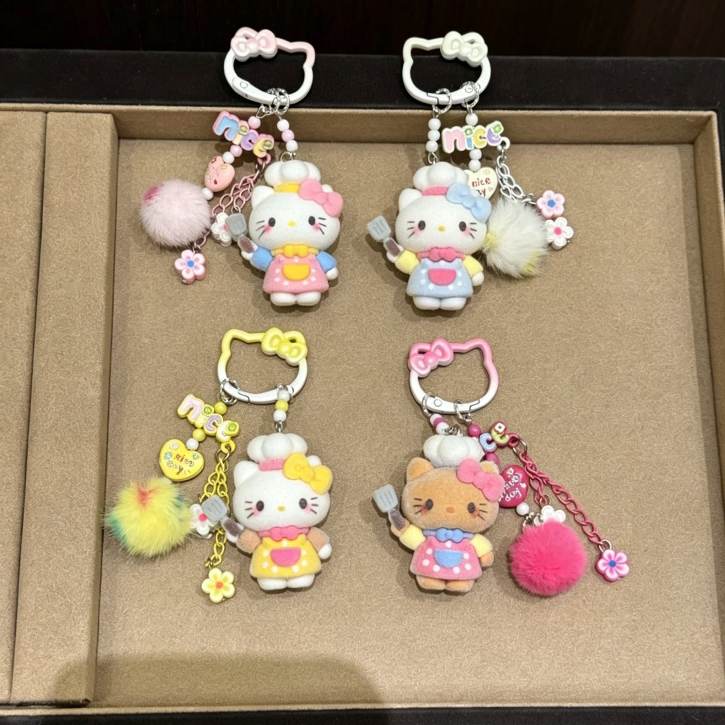 Cute Hello Kitty Pendant Keychain