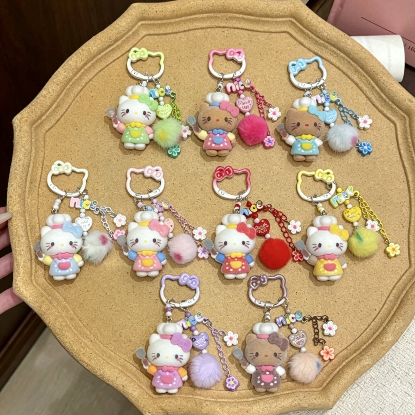 Cute Hello Kitty Pendant Keychain