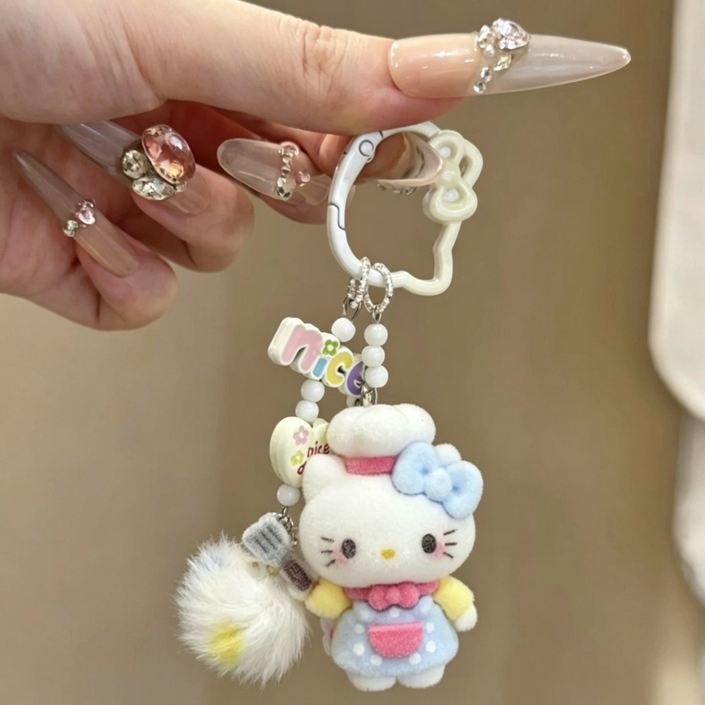 Cute Hello Kitty Pendant Keychain
