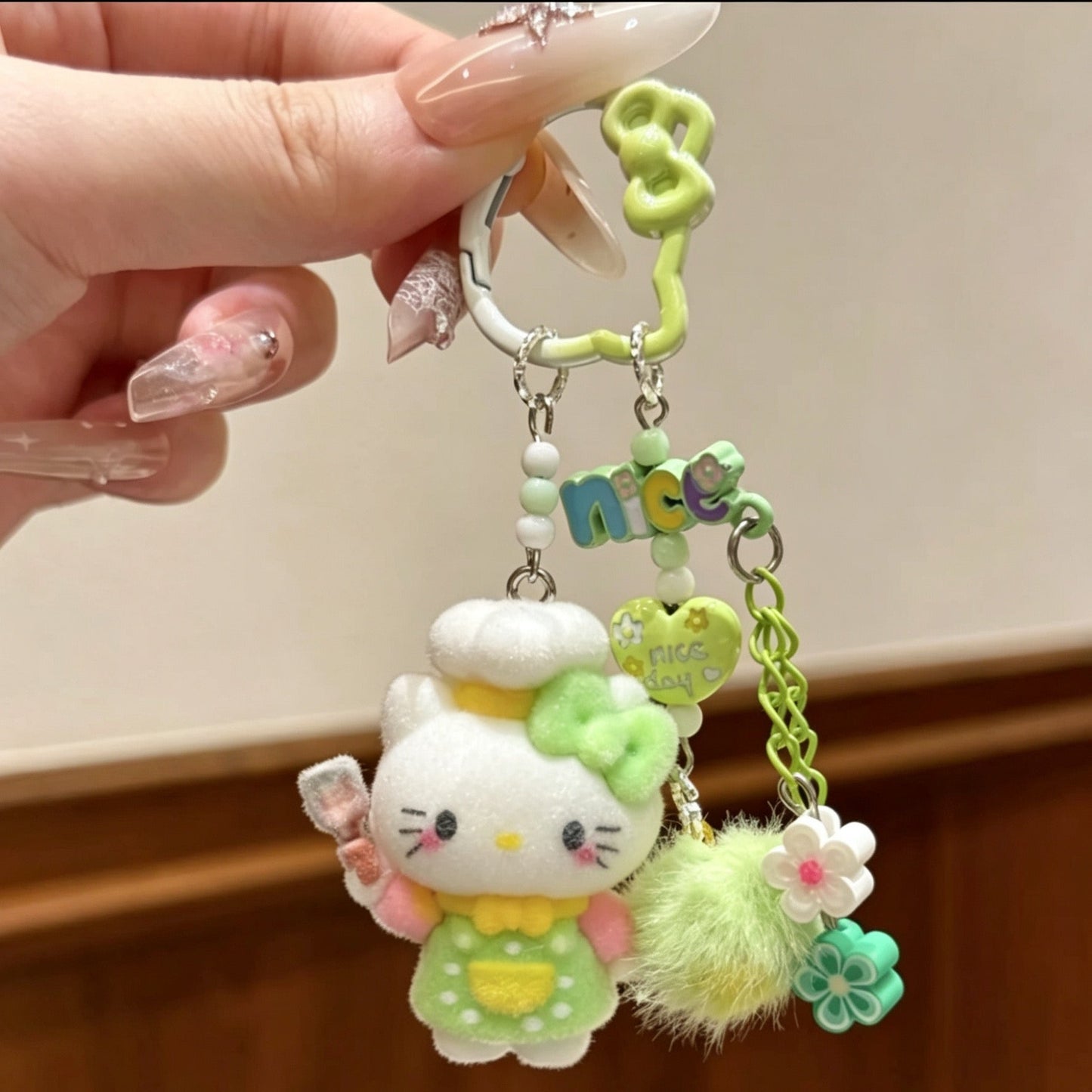 Cute Hello Kitty Pendant Keychain