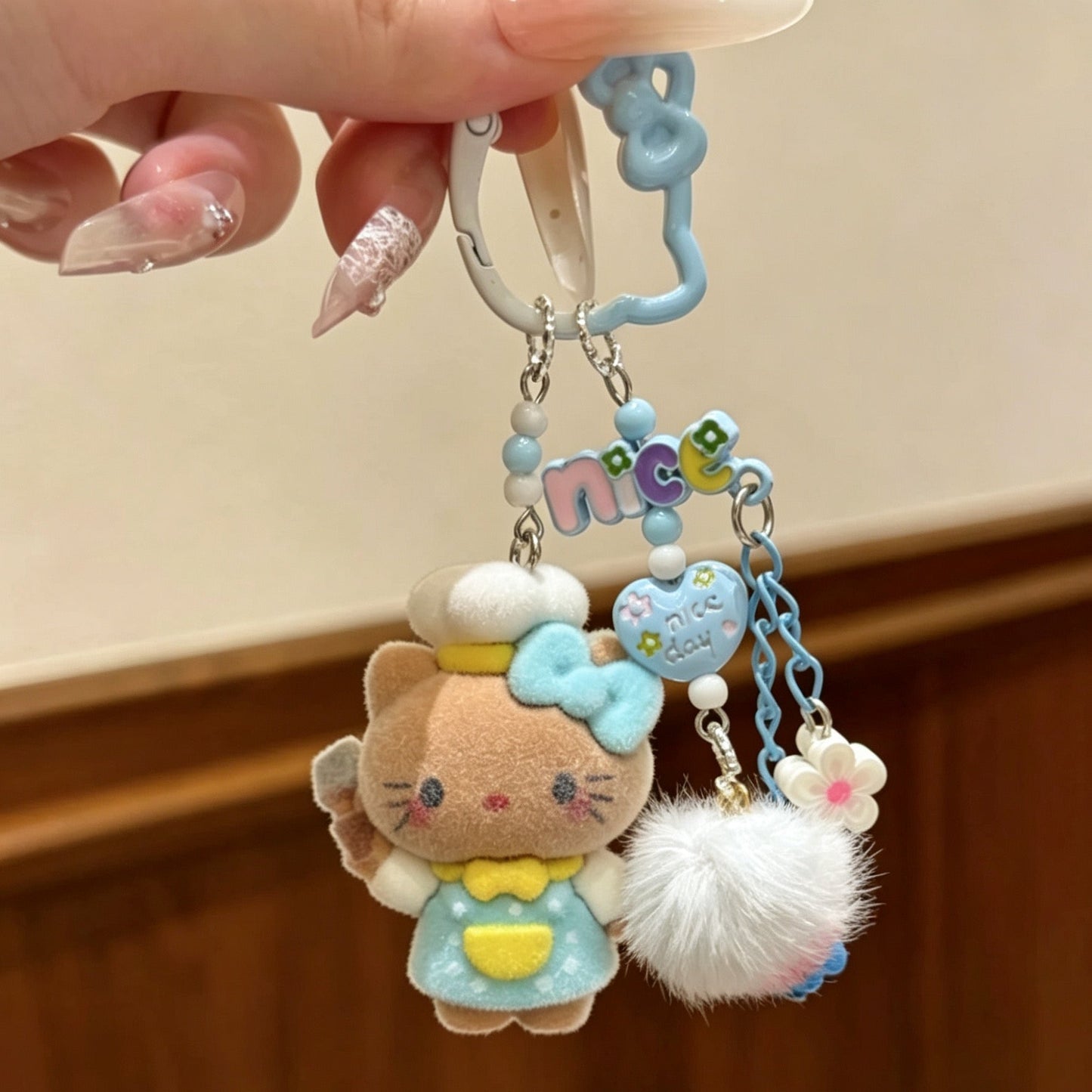 Cute Hello Kitty Pendant Keychain