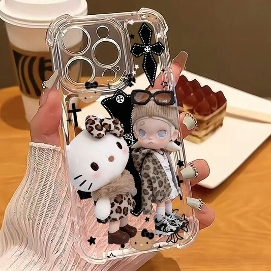 Samsung Leopard-Print Hello Kitty Phone Case
