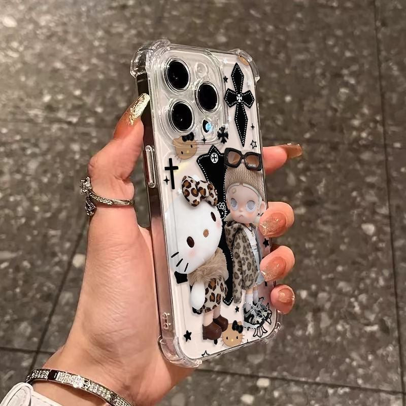 Samsung Leopard-Print Hello Kitty Phone Case