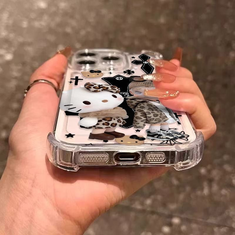 Samsung Leopard-Print Hello Kitty Phone Case