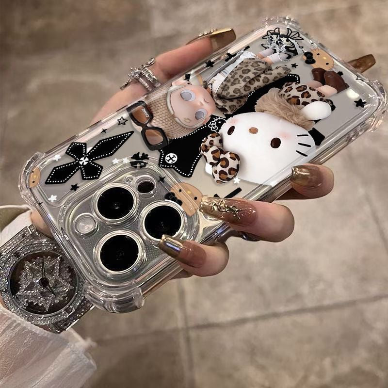 Samsung Leopard-Print Hello Kitty Phone Case