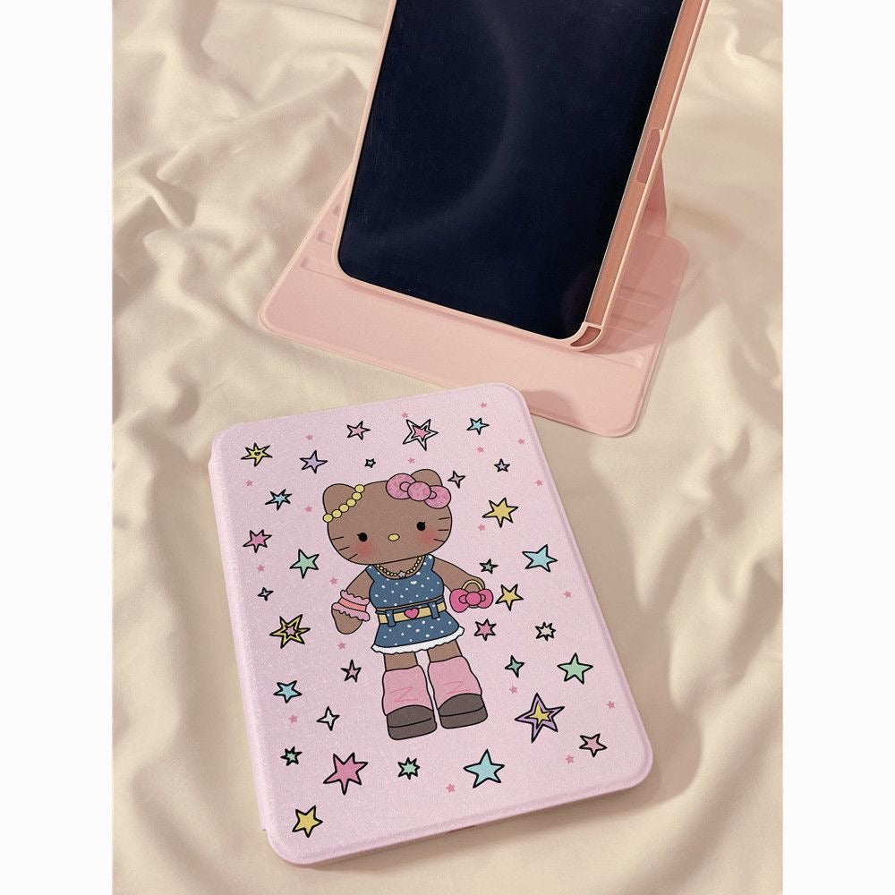 Samsung Hello Kitty 360-Degree Rotating iPad Case (with Stylus Holder)