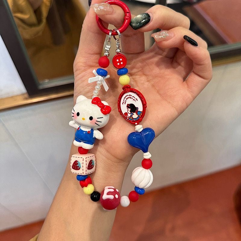 Cartoon Hello Kitty Phone Charm / CCD Camera Keychain / Bag Accessory
