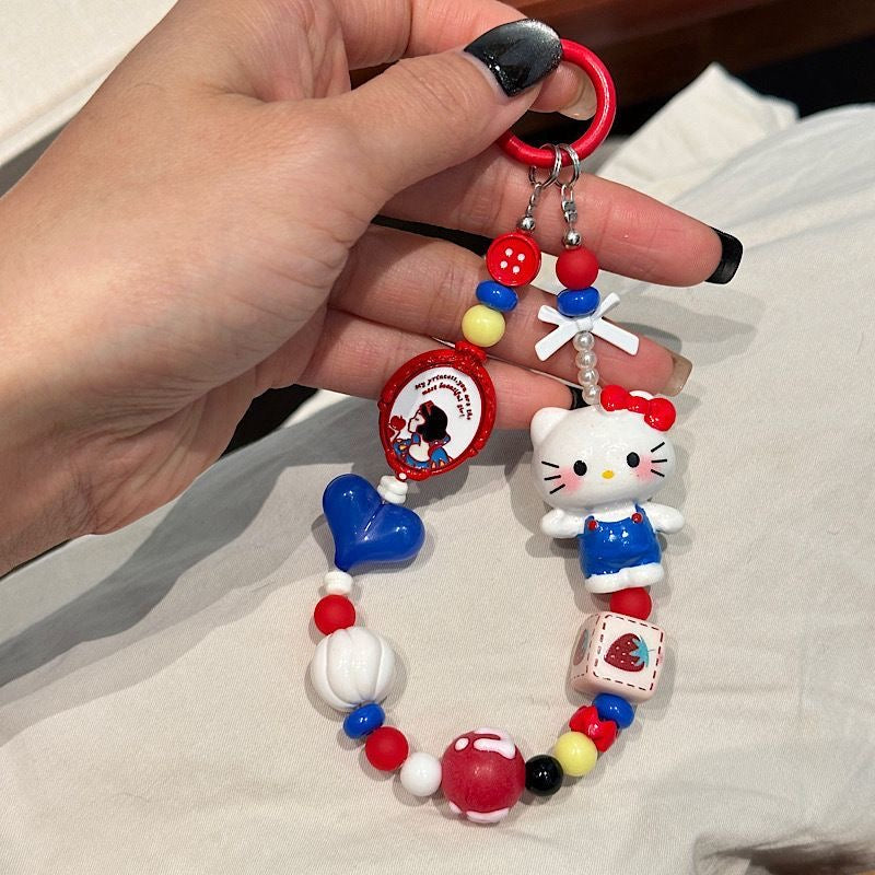 Cartoon Hello Kitty Phone Charm / CCD Camera Keychain / Bag Accessory
