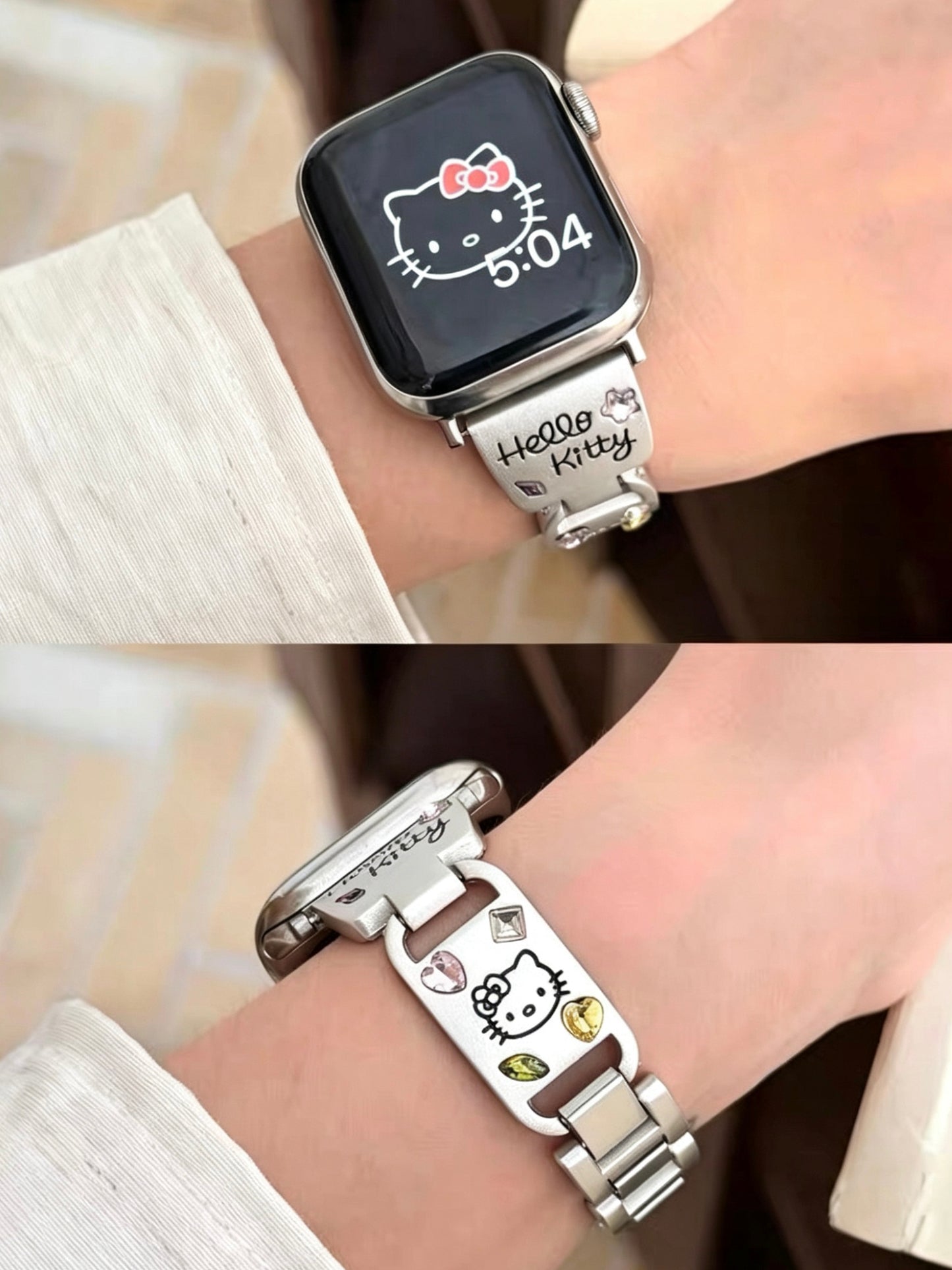 Sparkly Hello Kitty watch strap