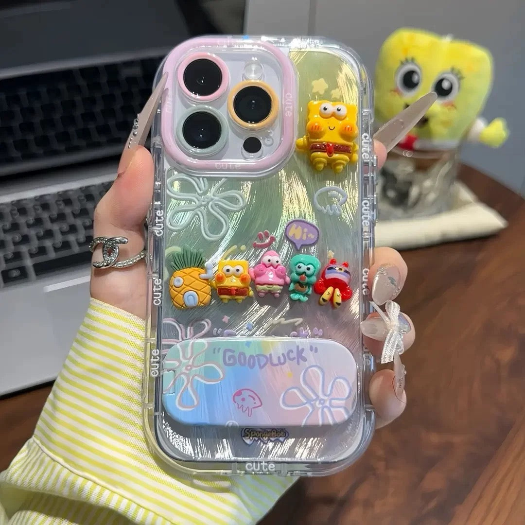 Undersea Friends Plush Toy Phone Case