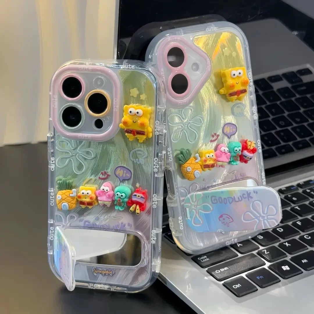 Undersea Friends Plush Toy Phone Case