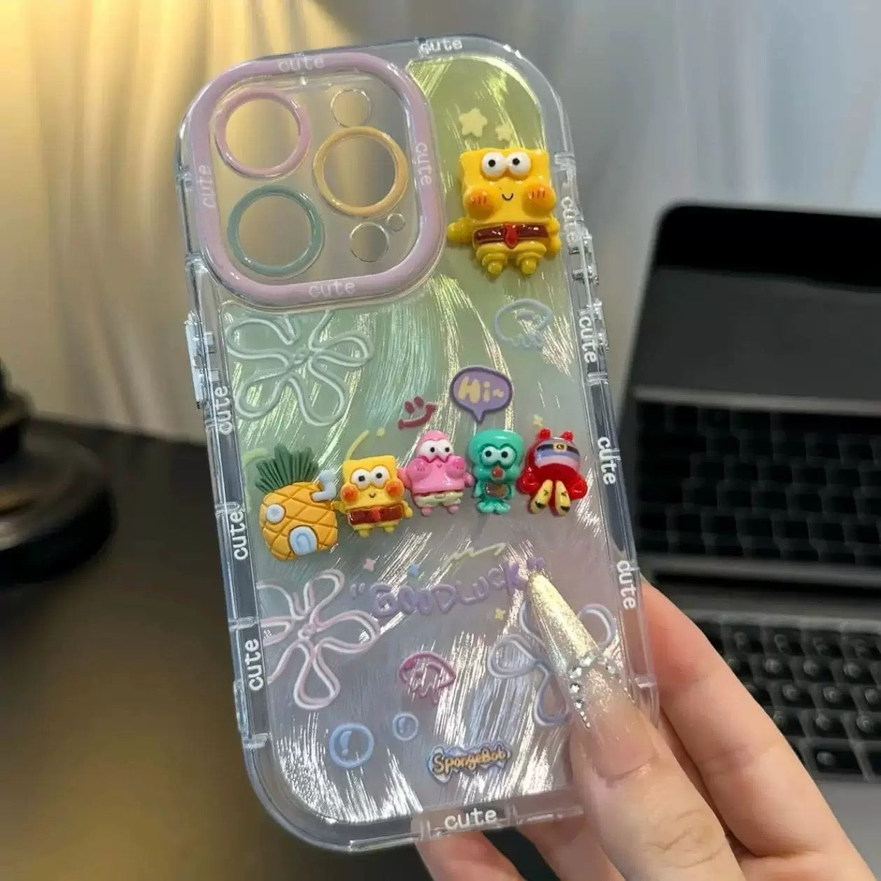 Undersea Friends Plush Toy Phone Case