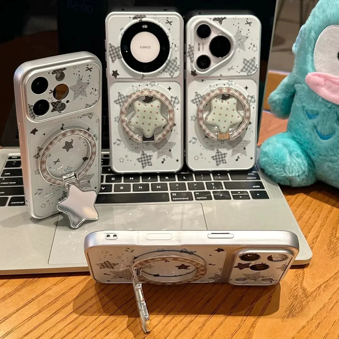 Mint Star Stand Phone Case