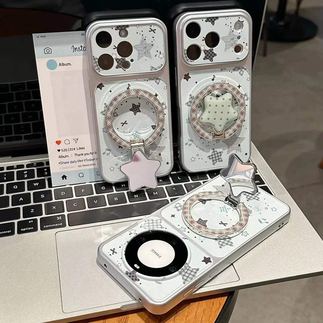 Mint Star Stand Phone Case