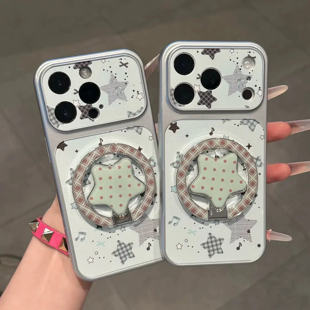 Mint Star Stand Phone Case