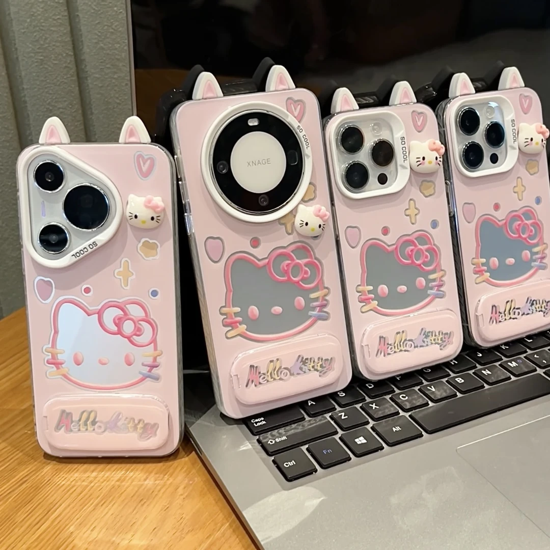 Hello Kitty Ear Stand Phone Case