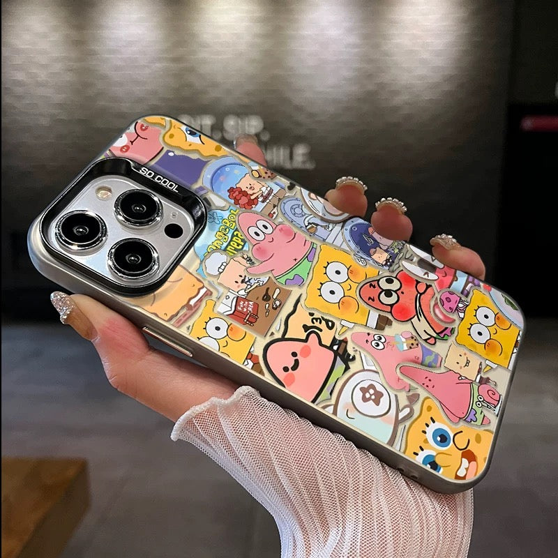 A screen full of SpongeBob phone cases