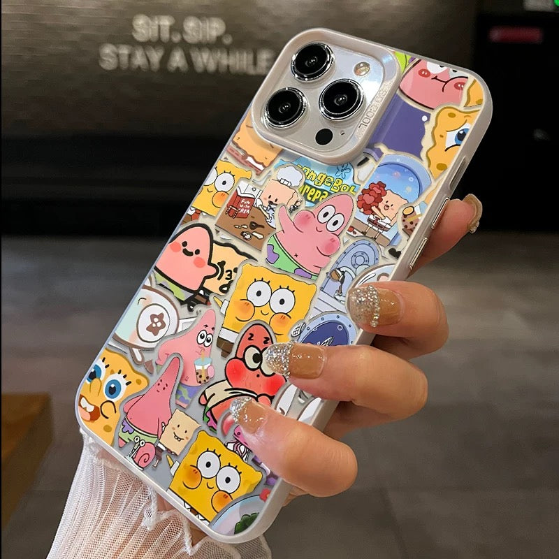 A screen full of SpongeBob phone cases