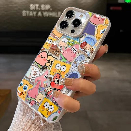 A screen full of SpongeBob phone cases