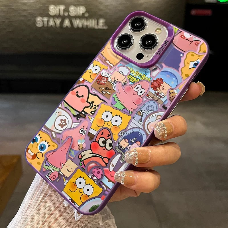 A screen full of SpongeBob phone cases