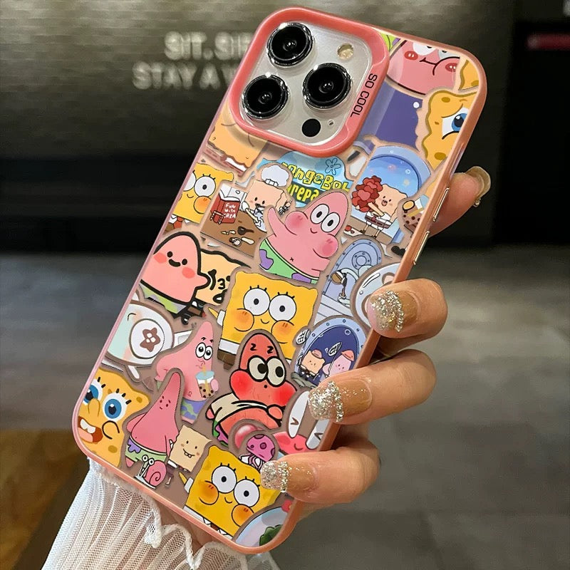 A screen full of SpongeBob phone cases