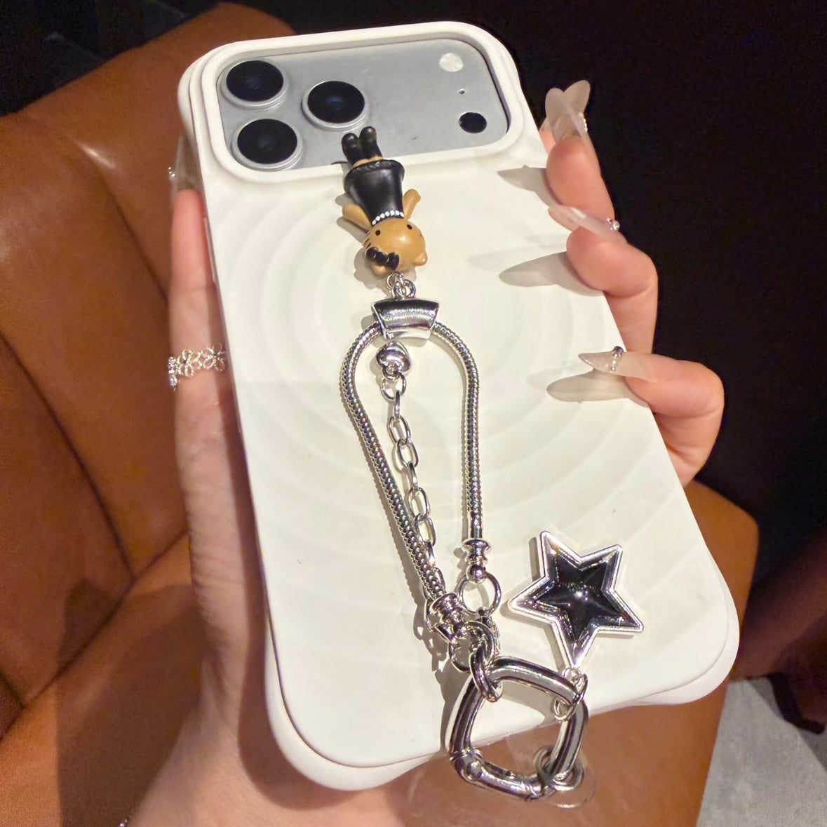 "Ins-style" Hello Kitty beaded phone charm / girly accessory / keychain / earphone chain