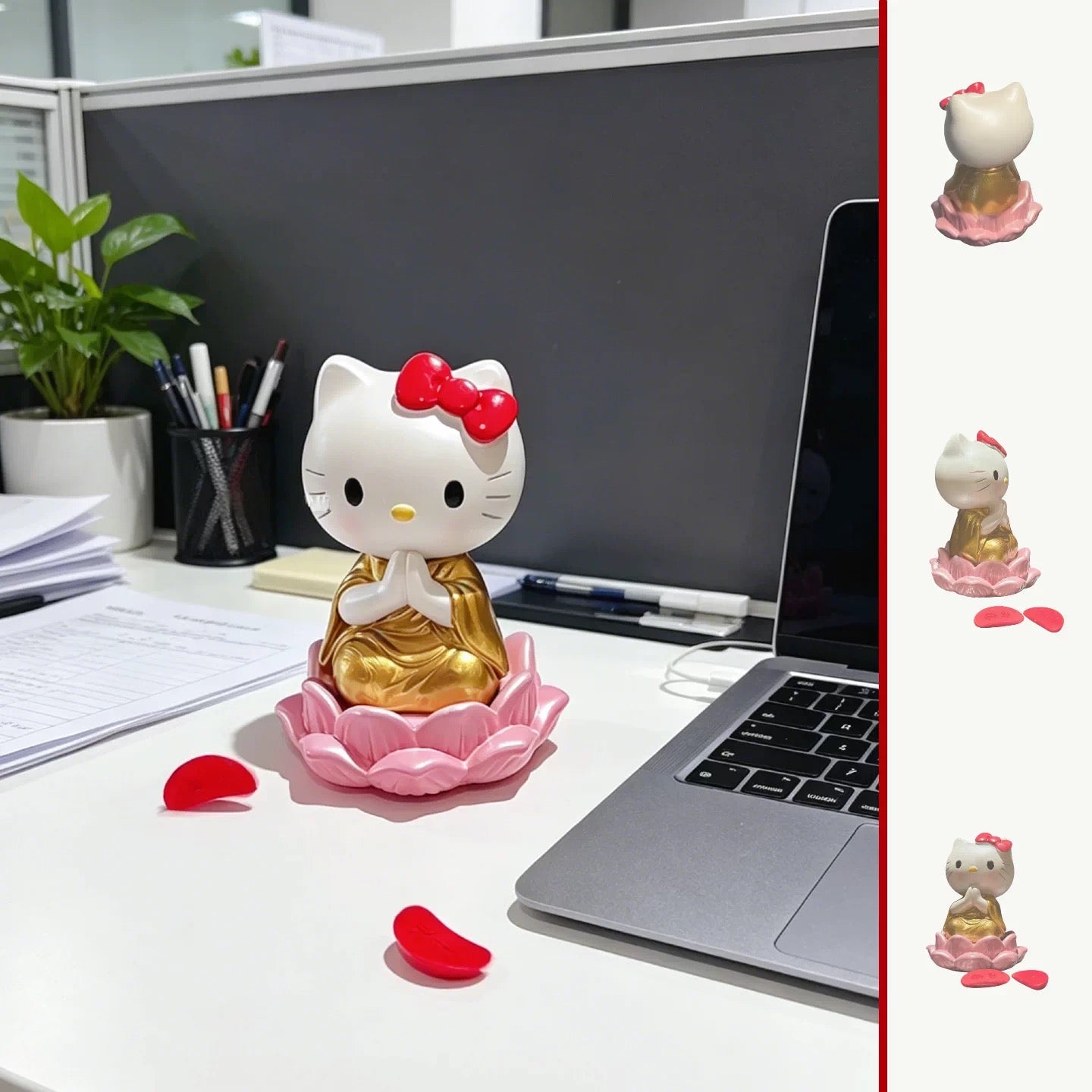"Zen-style" Hello Kitty "Don't Get Angry" Figurine