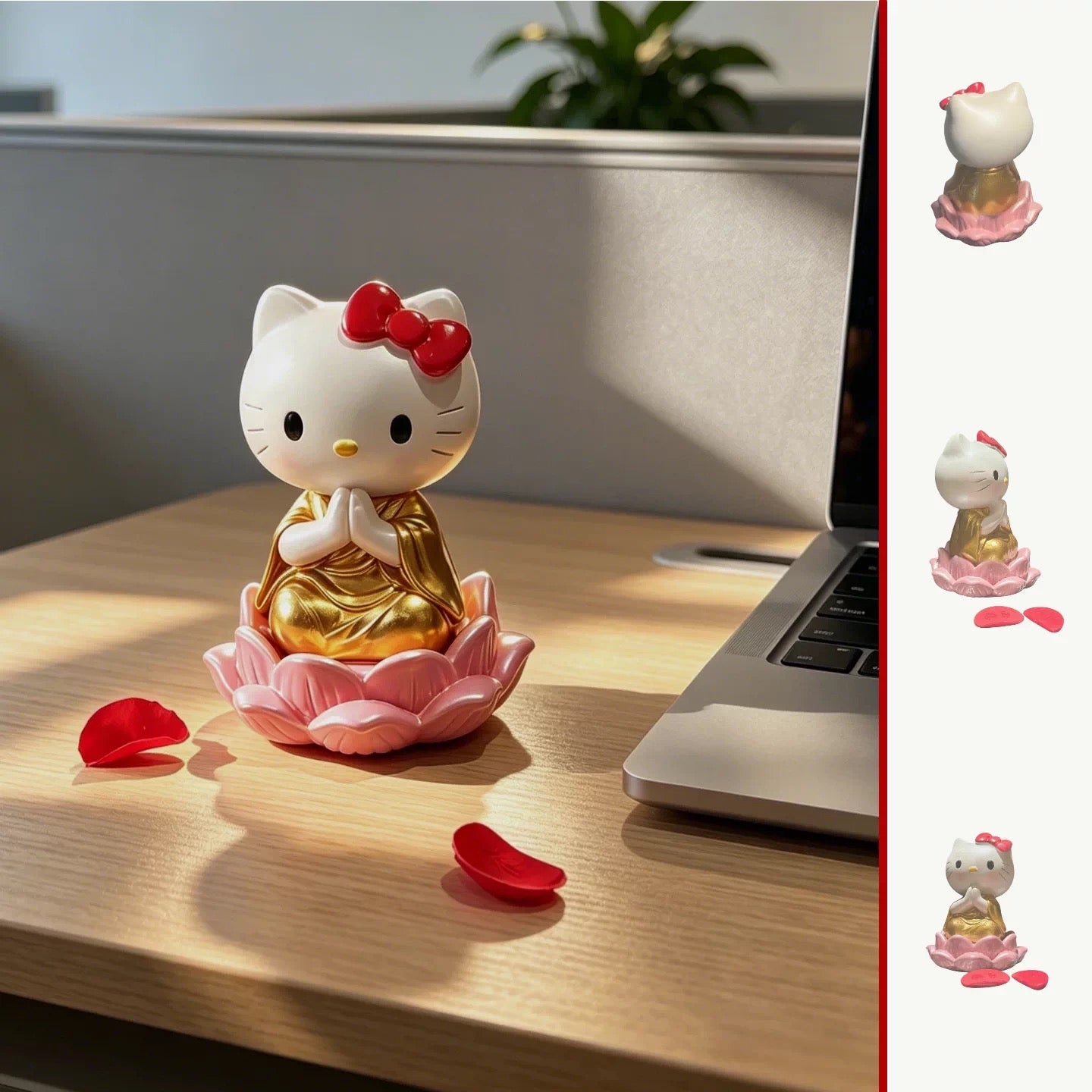 "Zen-style" Hello Kitty "Don't Get Angry" Figurine
