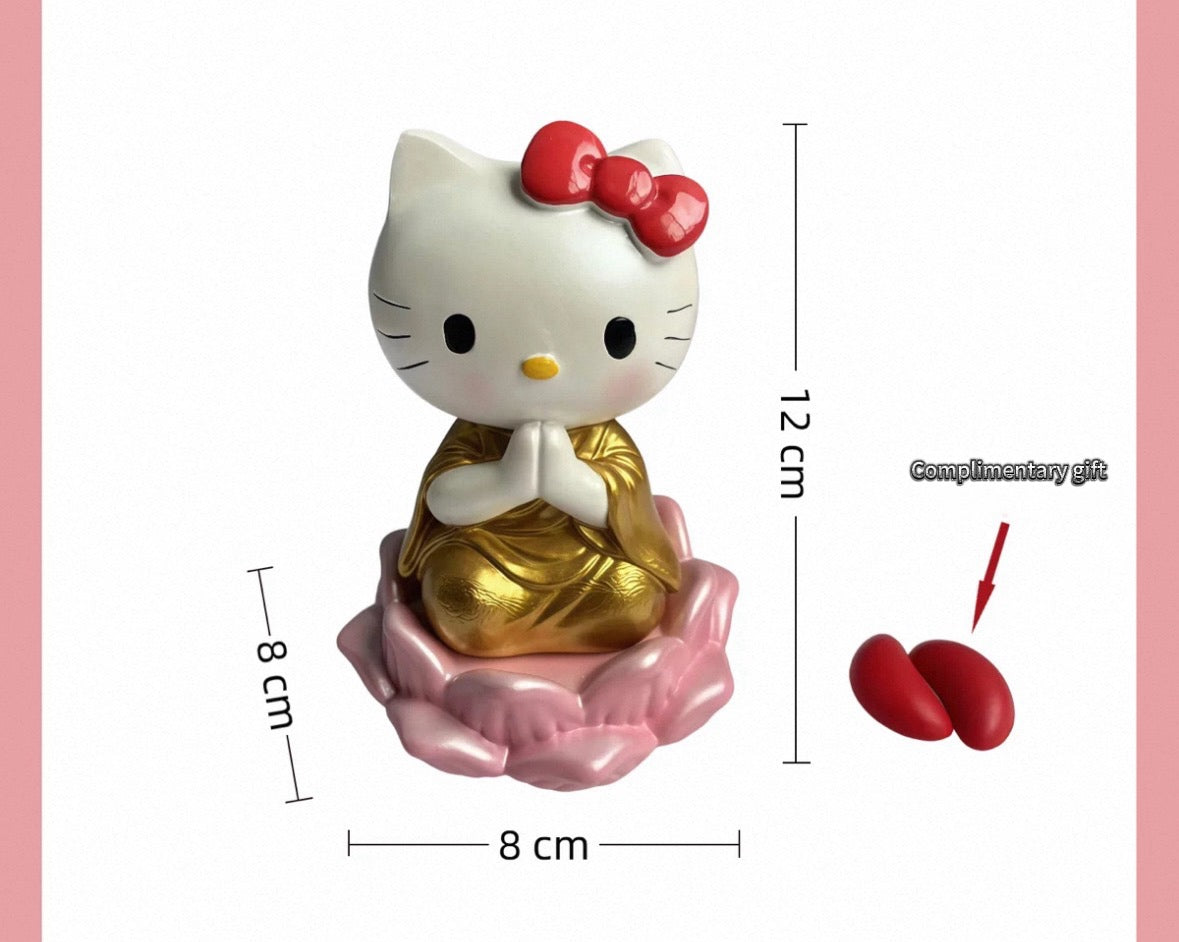 "Zen-style" Hello Kitty "Don't Get Angry" Figurine