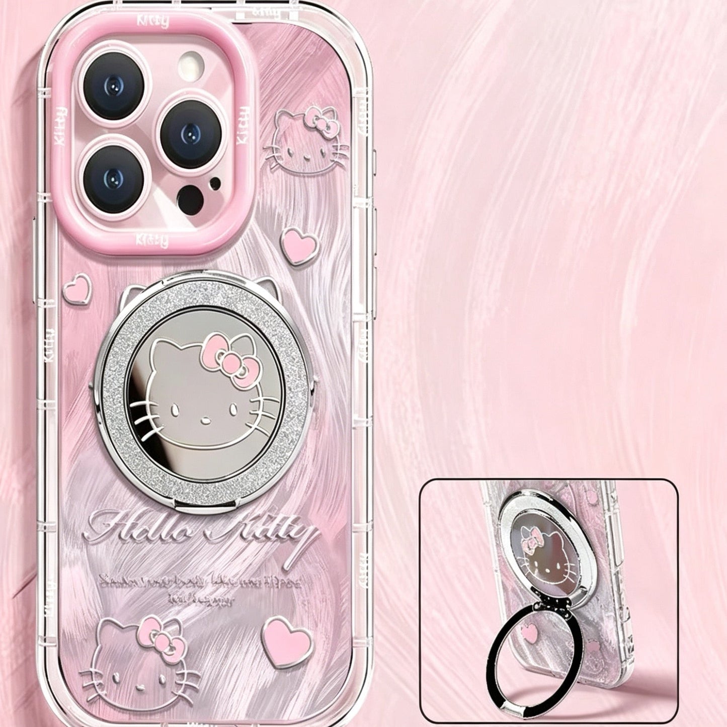Hello Kitty Mirror Stand Phone Case