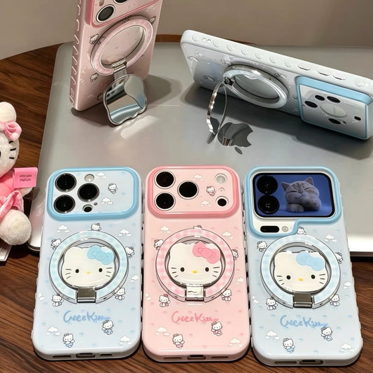 "Angel Kitty" Mirror Stand Phone Case