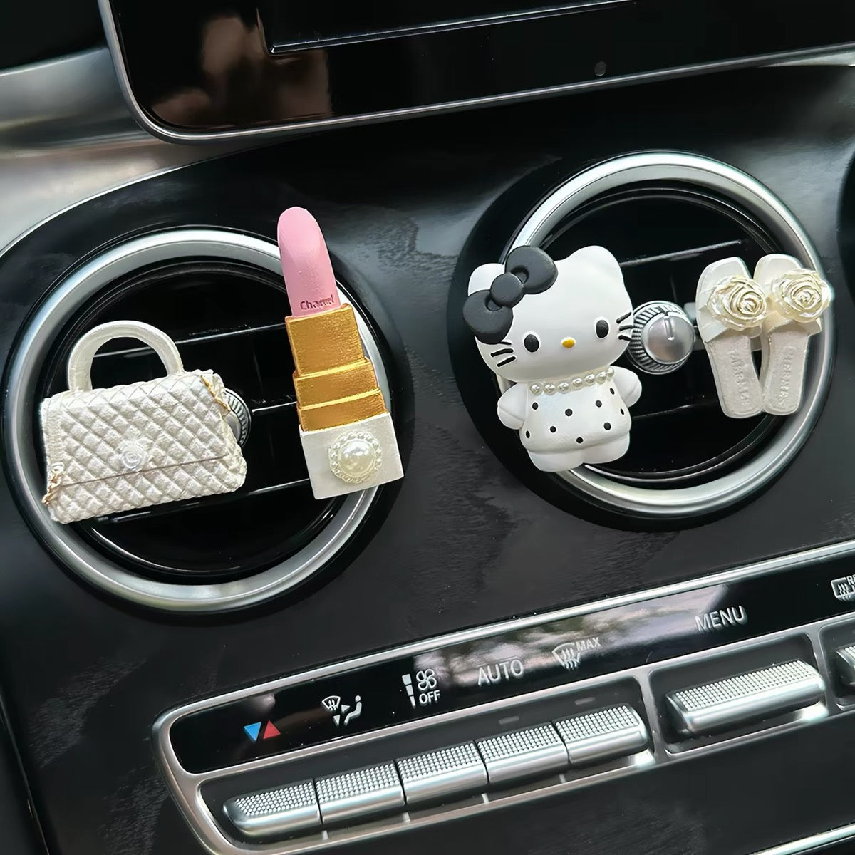 Hello Kitty bag/slipper-shaped car air vent perfume/aromatherapy car interior accessory