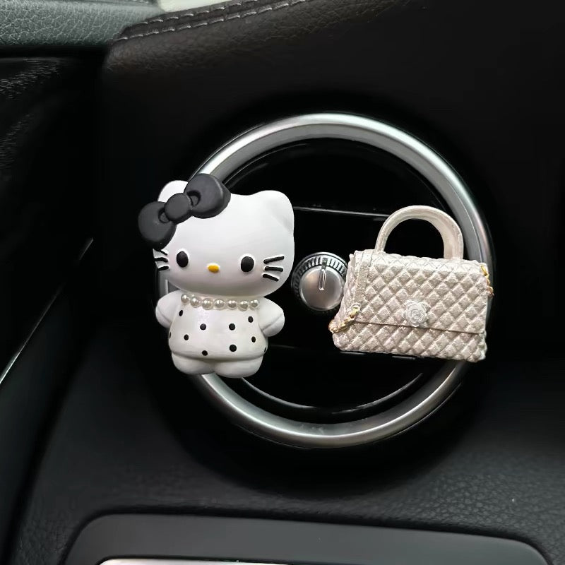 Hello Kitty bag/slipper-shaped car air vent perfume/aromatherapy car interior accessory
