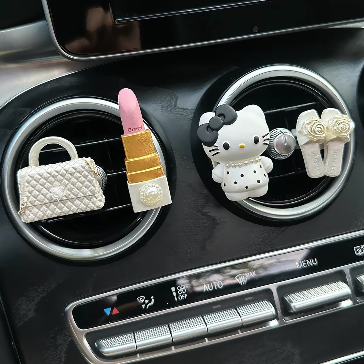 Hello Kitty bag/slipper-shaped car air vent perfume/aromatherapy car interior accessory