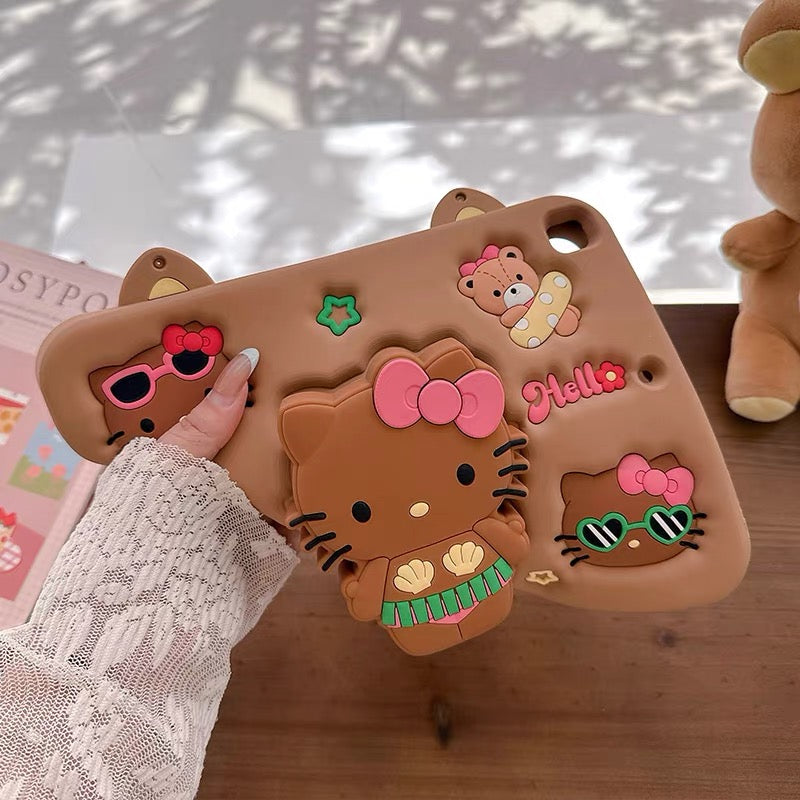 Hello Kitty Rotating Foldable Stand Case for Apple iPad
