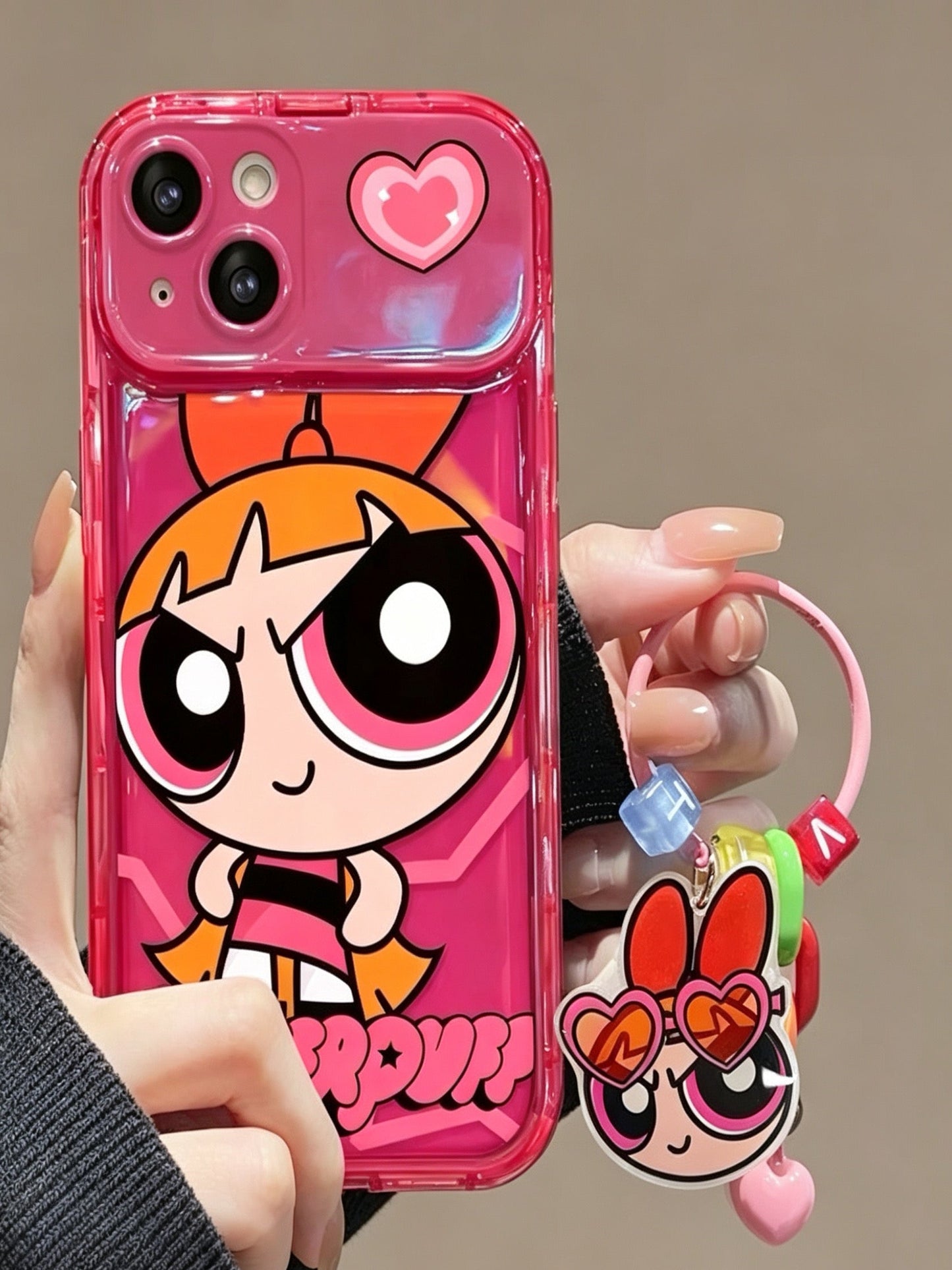 The Powerpuff Girls Flip-Mirror Phone Case