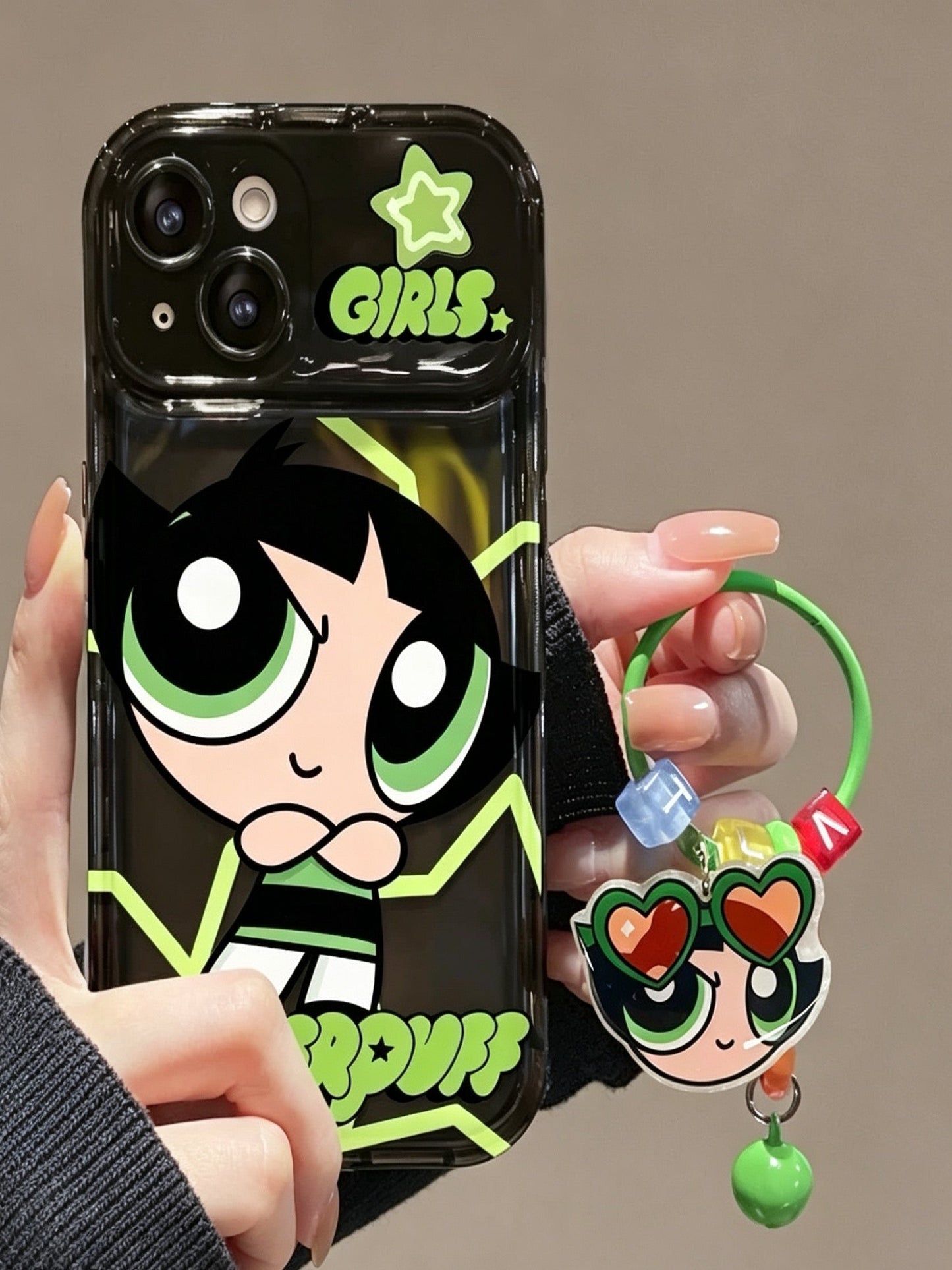 The Powerpuff Girls Flip-Mirror Phone Case