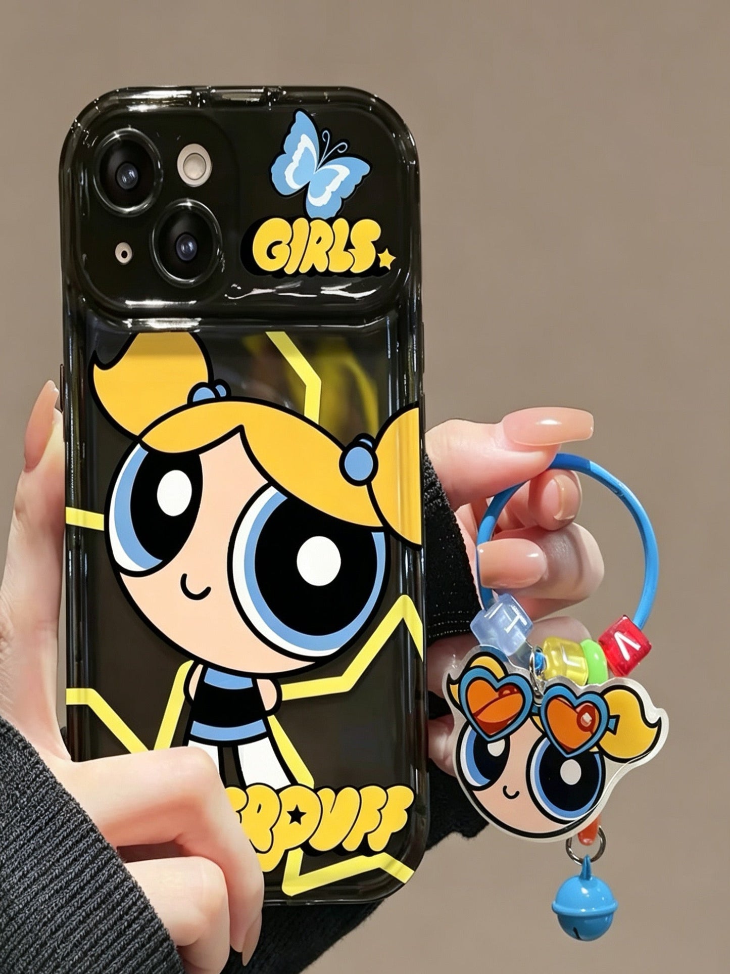 The Powerpuff Girls Flip-Mirror Phone Case