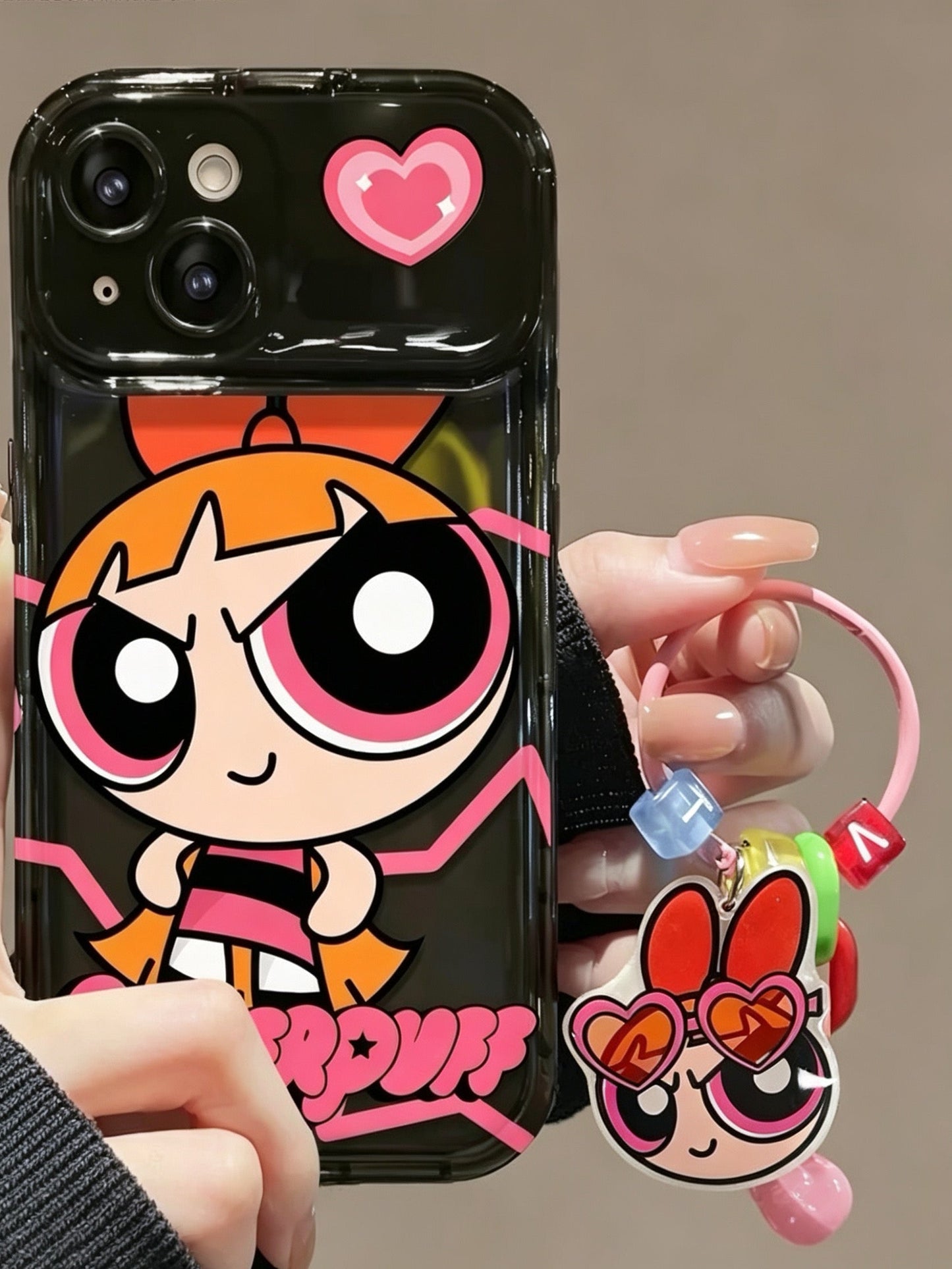 The Powerpuff Girls Flip-Mirror Phone Case